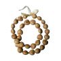 Kukui Nut Lei 32" - NATURAL-BEIGE Color
