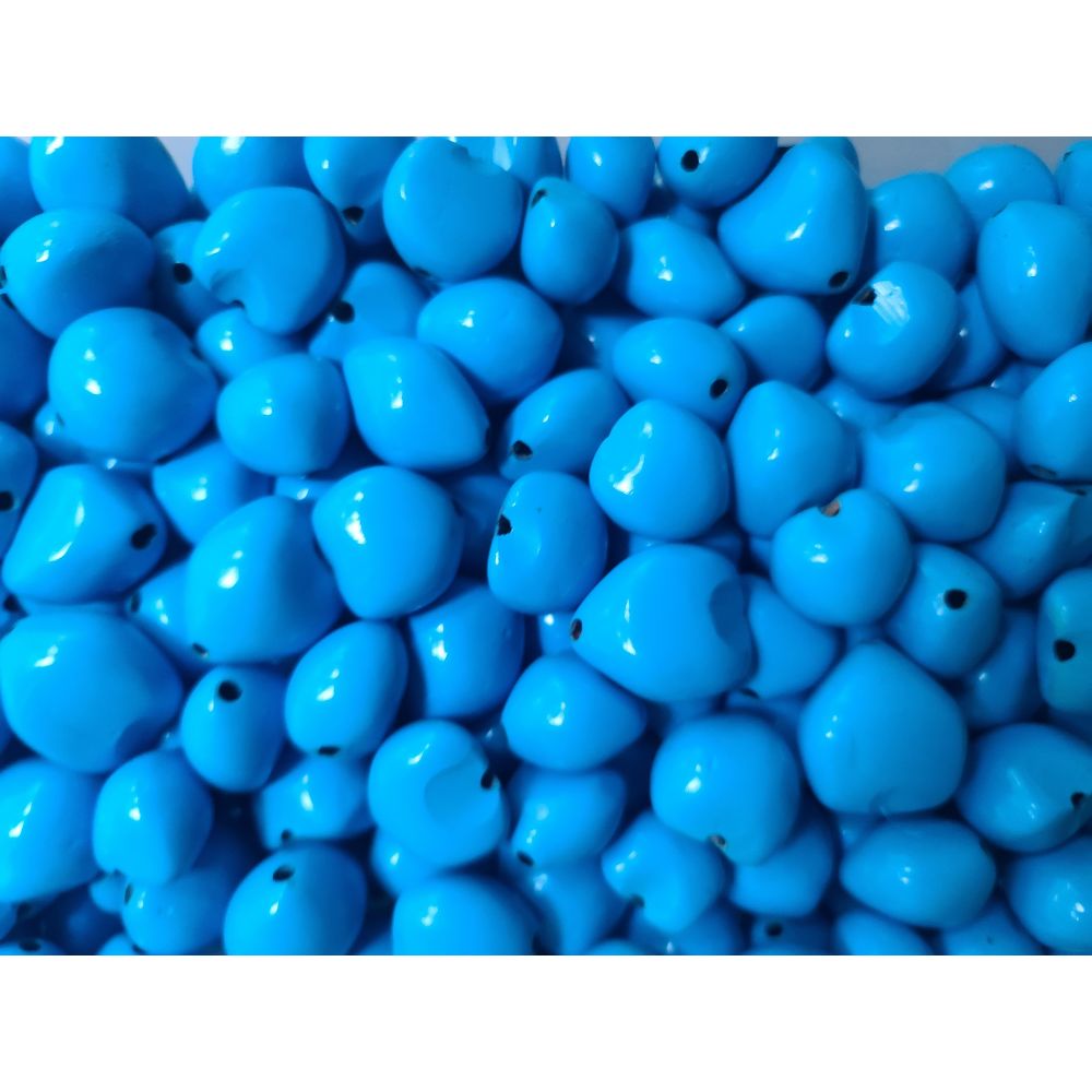 32 Pcs LIGHT-BLUE Loose Real Kukui Nuts 