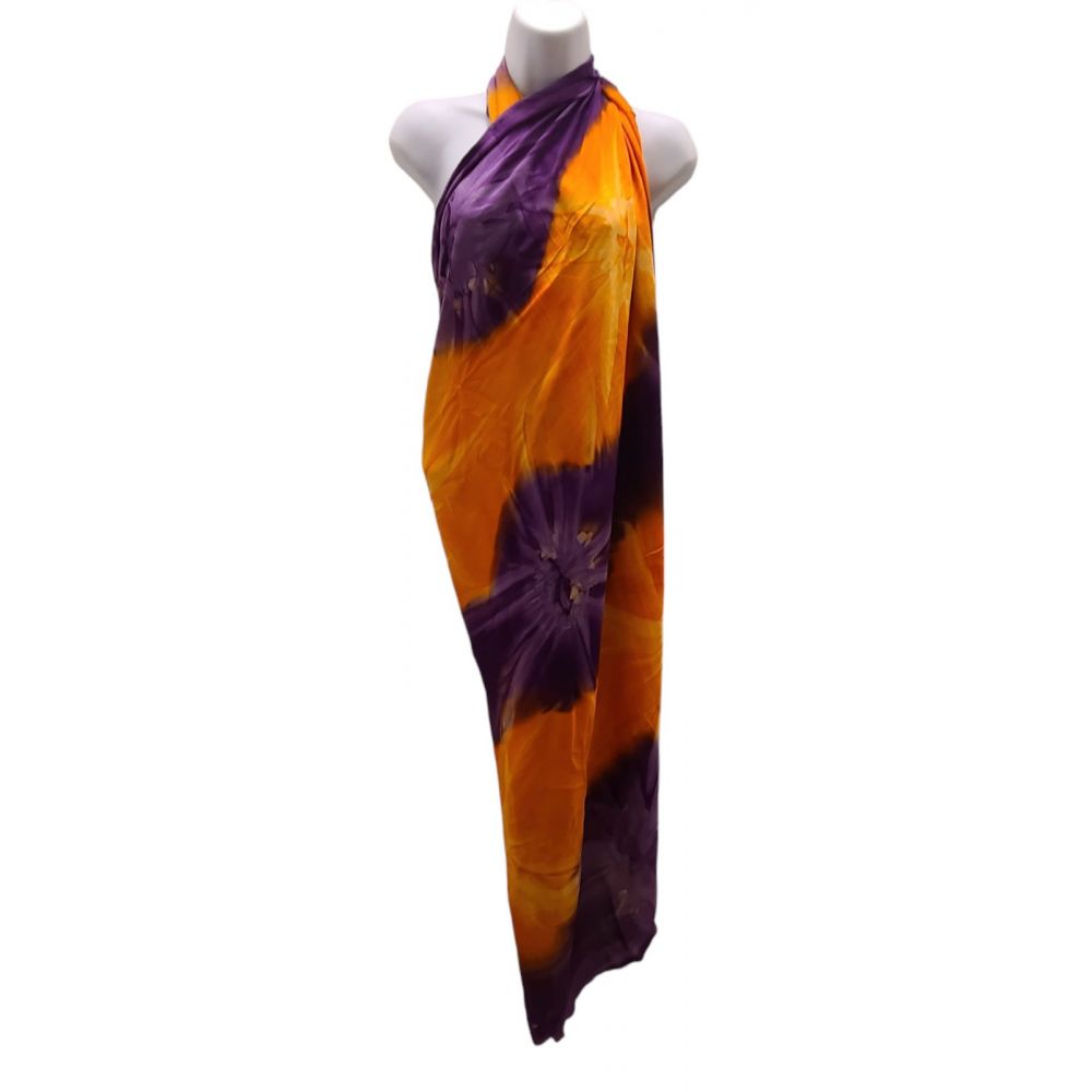 Tie Dye Sarong 0range - Purple