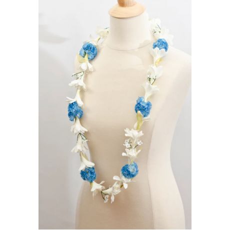 TUBEROSE CARNATION LEI