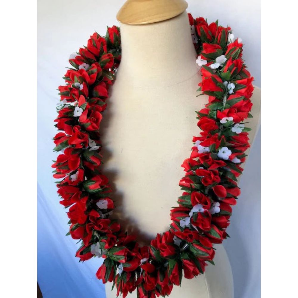 DOUBLE ROSE BUD LEI