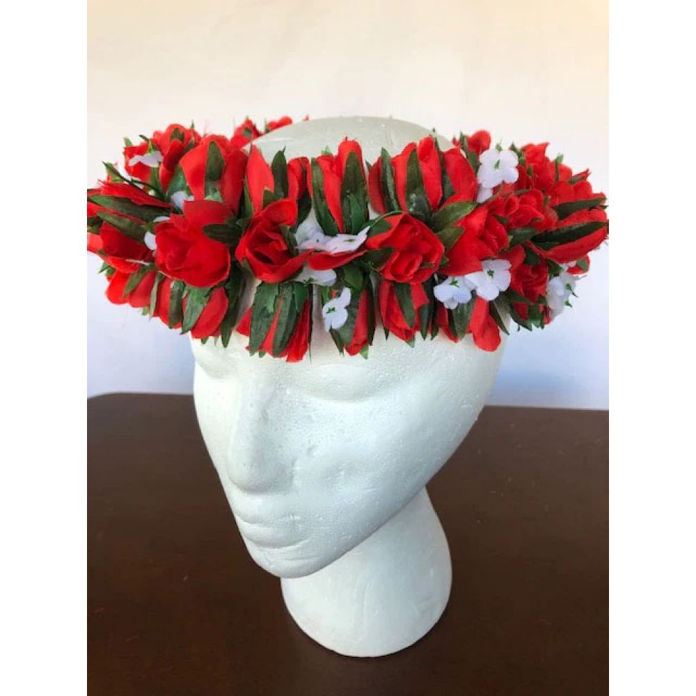 DOUBLE ROSE BUD HEADBAND