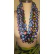 HIBISCUS FLOWER KUKUKI NUT NECKLACE LEIS