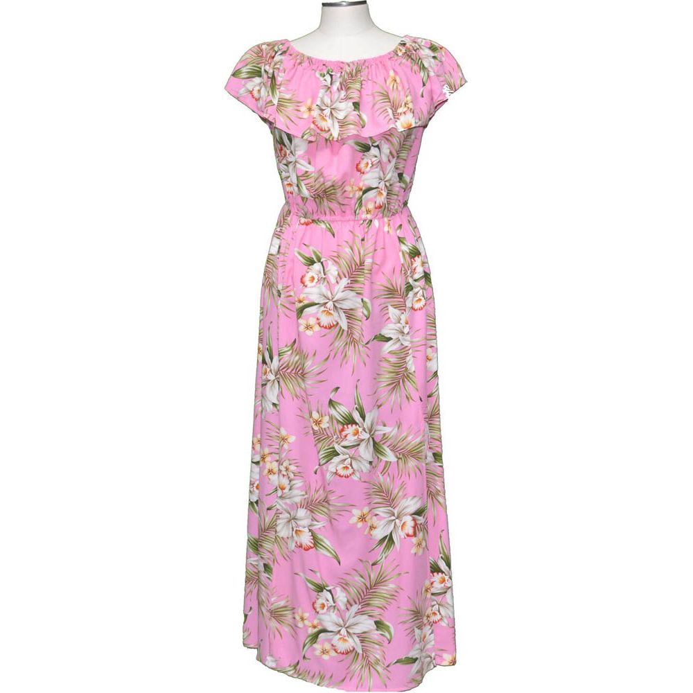 Classic Orchid Pink Off The Shoulder Summer Dress