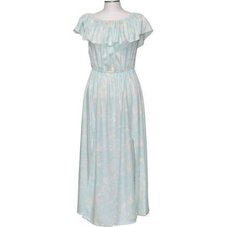 Kohala Forest Green Off The Shoulder Summer Dress