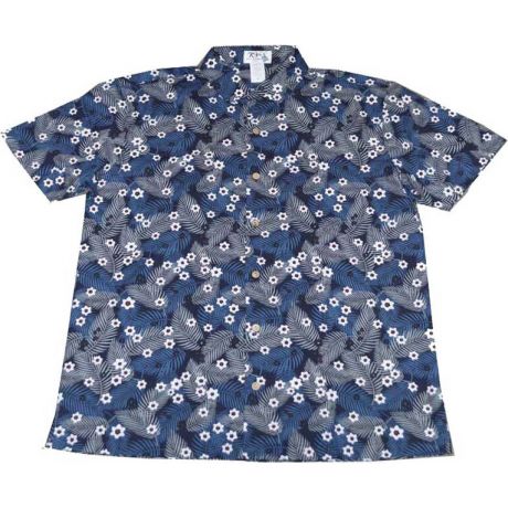 ALS-531NB- Wahiawa Tropical Slim Fit Hawaiian Shirt