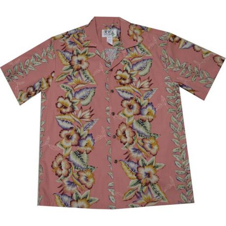 AL-535CO - Vintage Anthurium Design Aloha Shirt