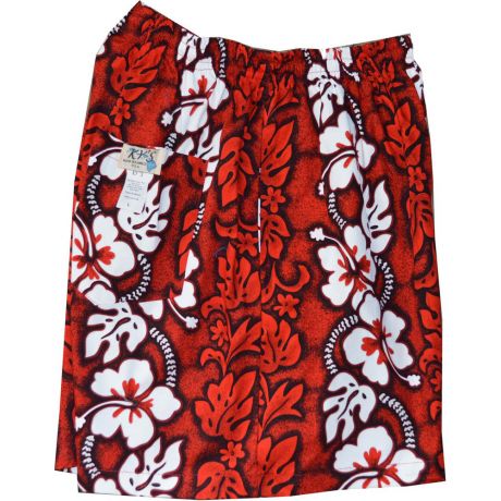 SH-213R-Walking Shorts Men Hawaiian Print