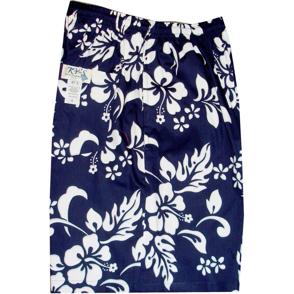 SH-354NB -Walking Shorts Men Hawaiian Print