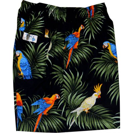 SH-422B -Walking Shorts Men Hawaiian Print