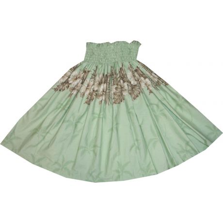 SK412G- Hawaiian Traditional Hula Skirt Vintage Hibiscus