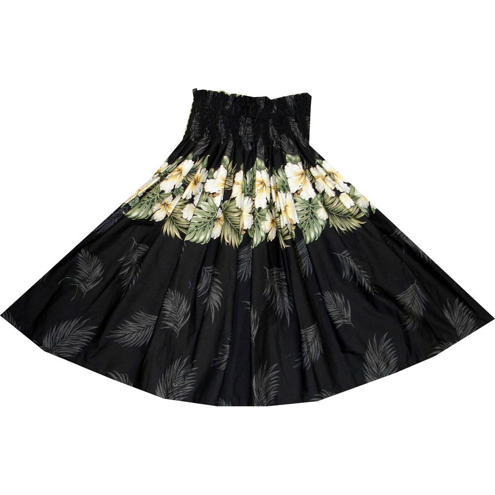 SK430B- Hawaiian Traditional Hula Skirt Maui Hibiscus
