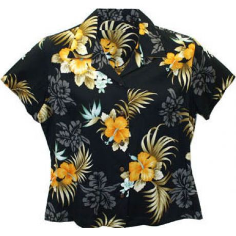 Fern Hibiscus Black