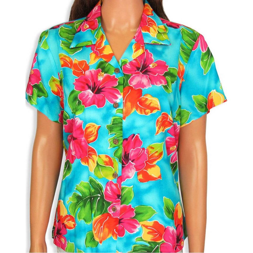 Hibiscus Watercolor Blue