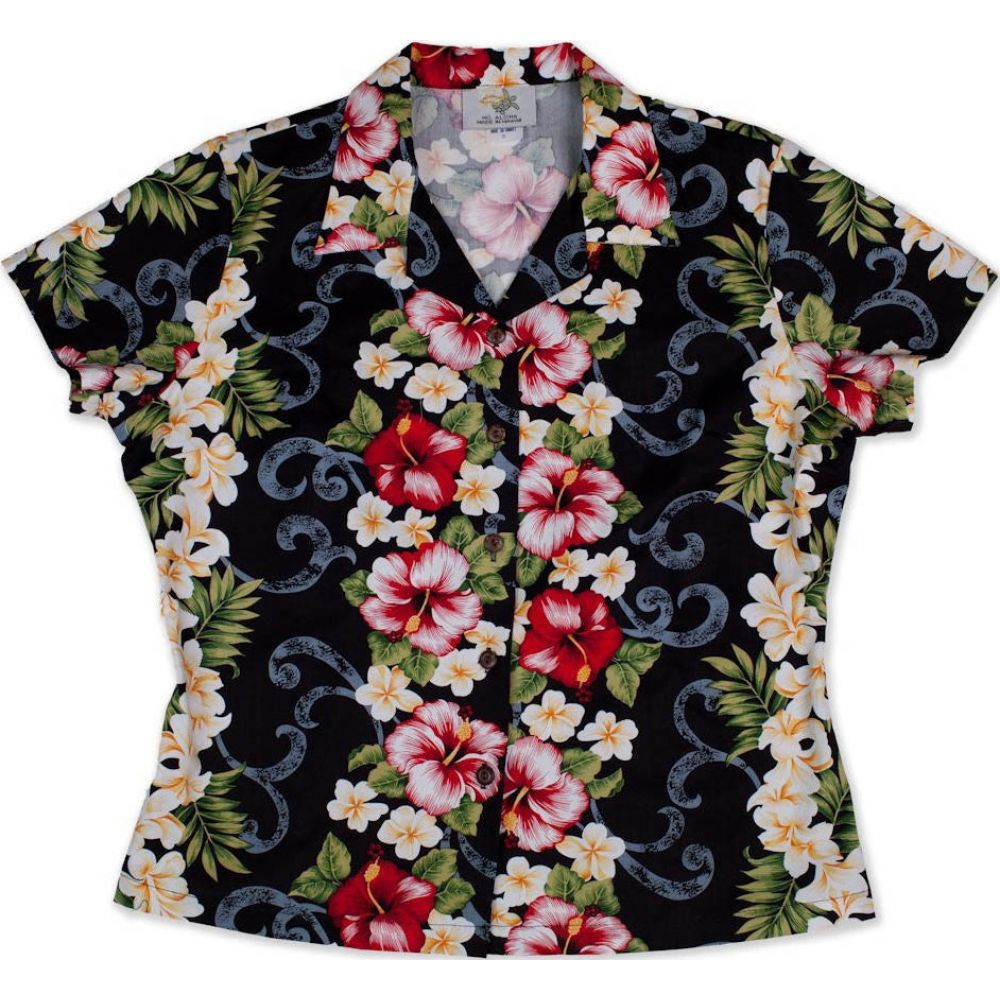 Plumeria Panel in Black