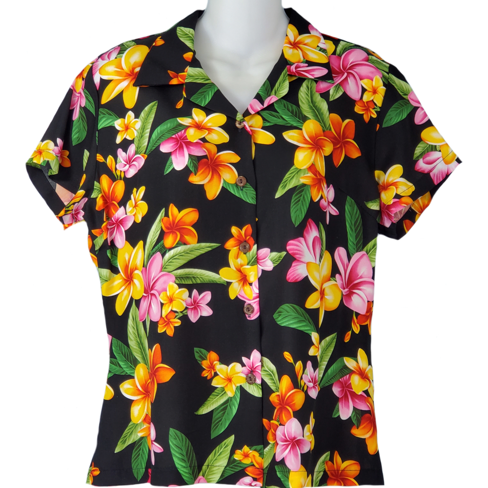 Happy Plumeria Black