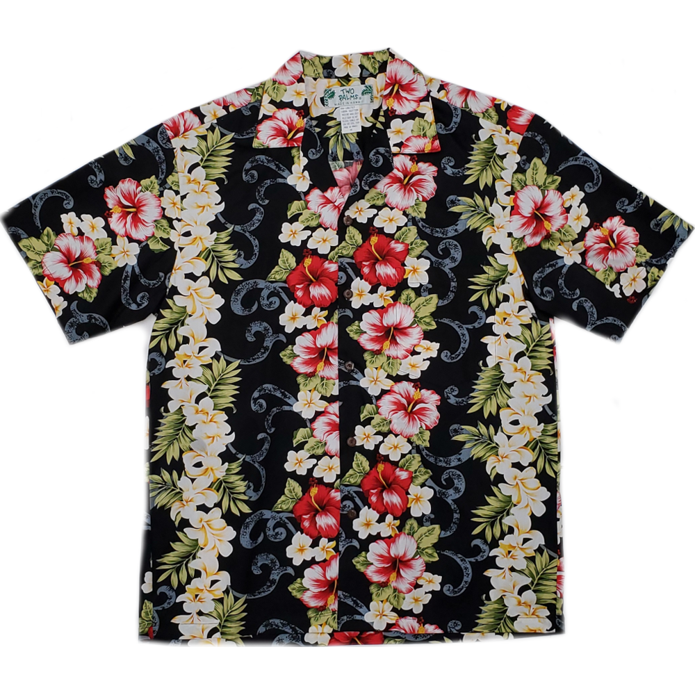 Plumeria Panel Black