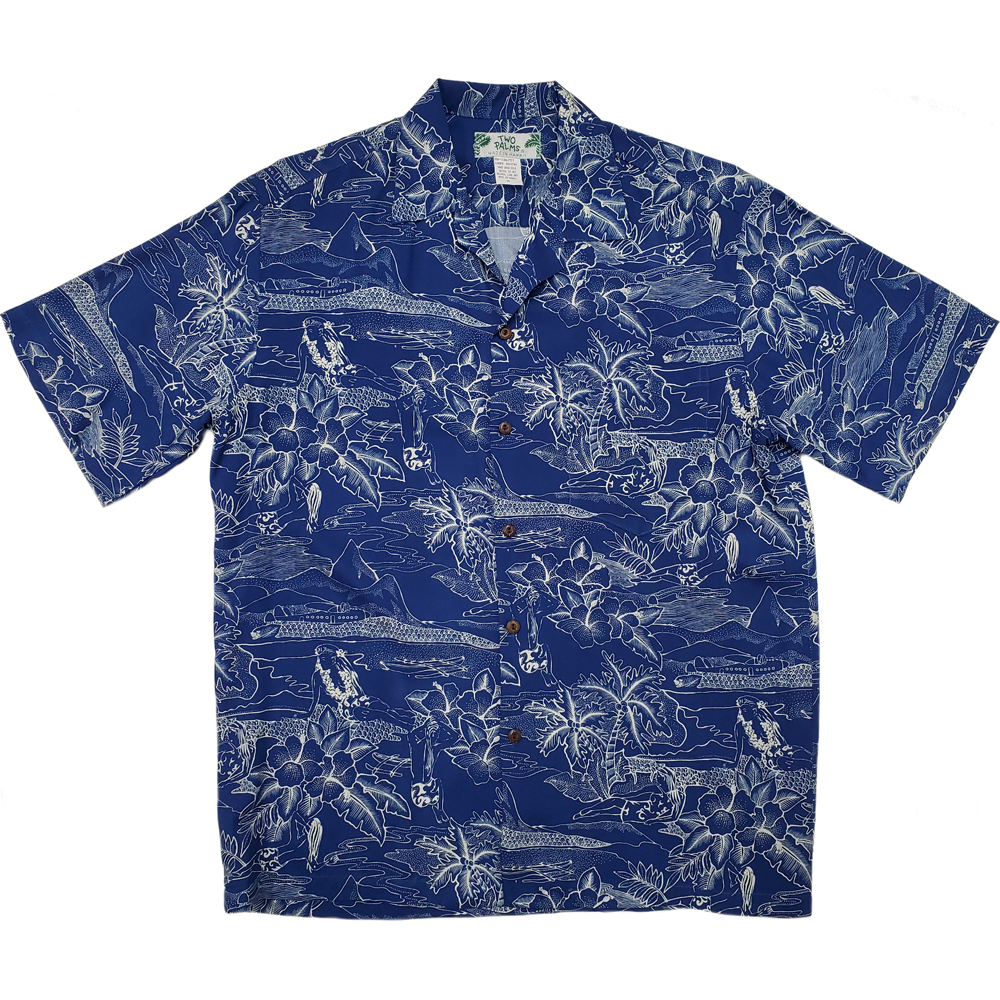 Etches of Hawaii Navy