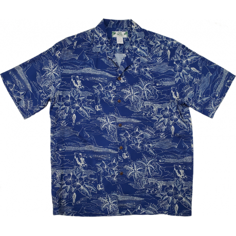 Etches of Hawaii Navy