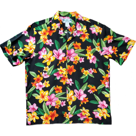 Happy Plumeria Black
