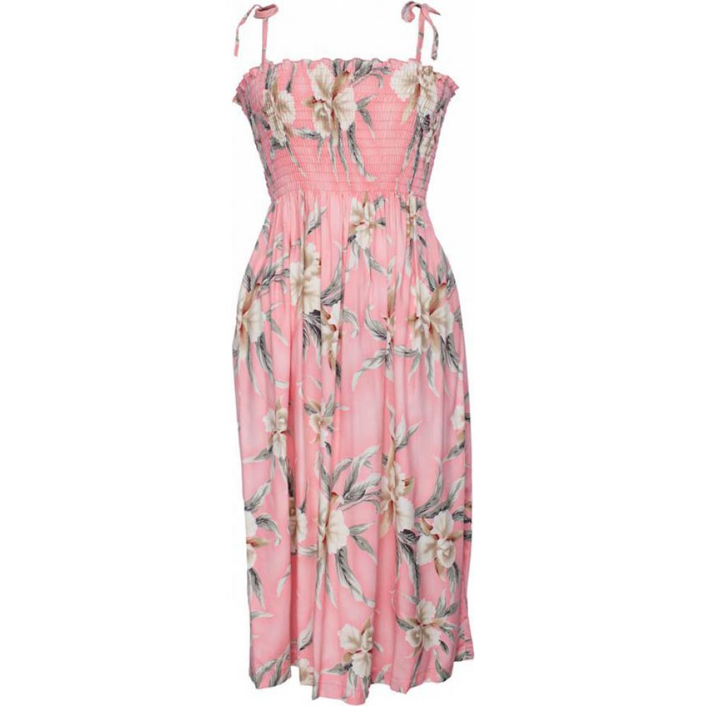 Tube Top Dress Retro Orchid Pink
