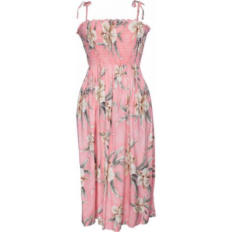 Tube Top Dress Retro Orchid Pink