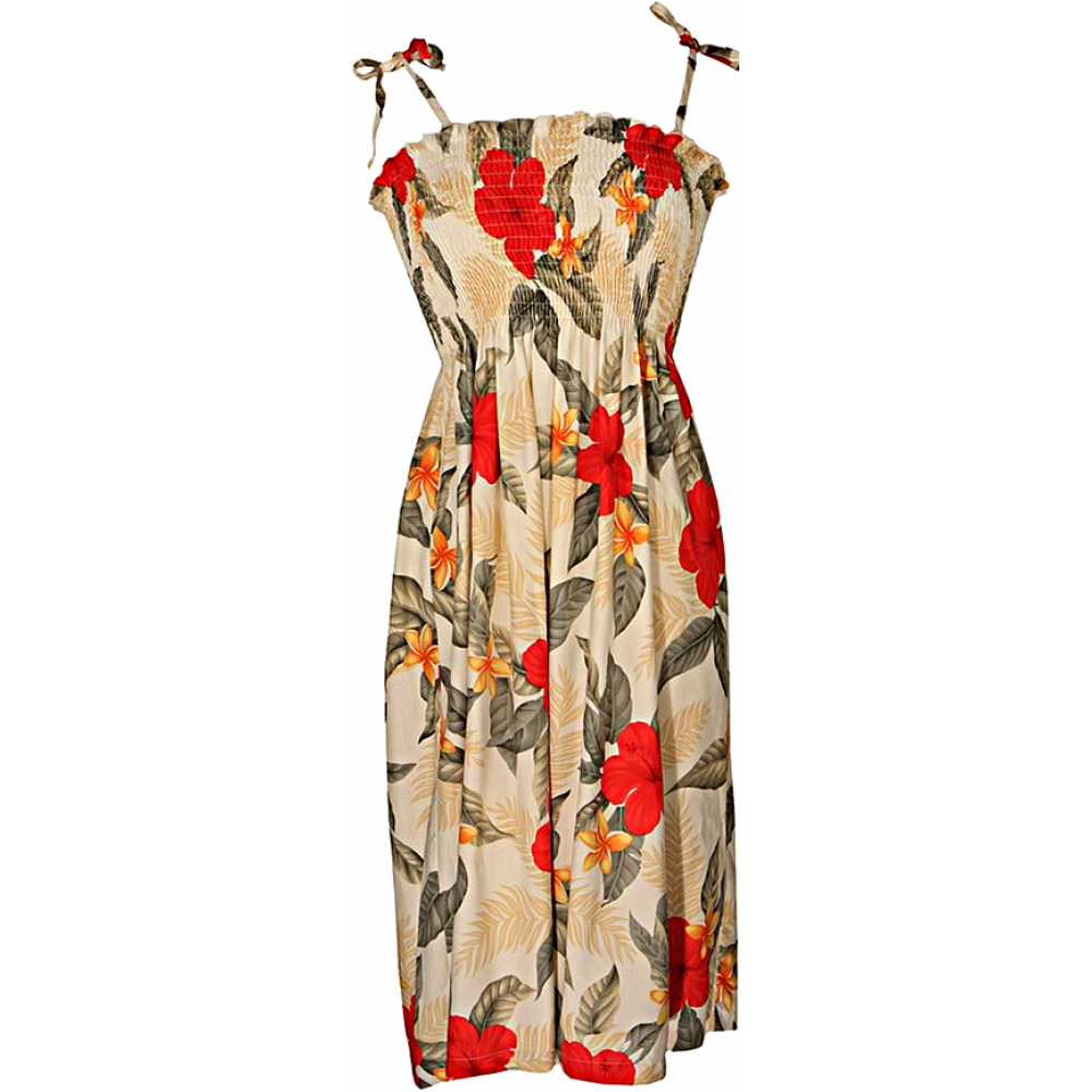 Tube Top Dress Leilani Cream