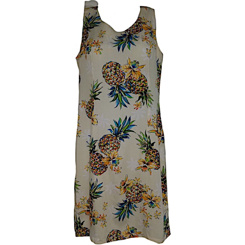 Tank Dress Golden Pineapple Cream