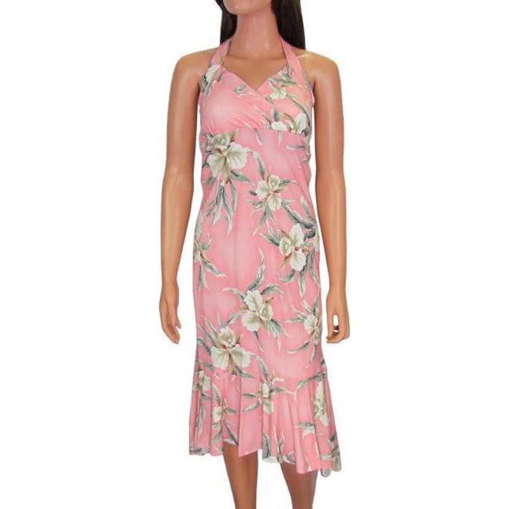 Hawaiian Dress Retro Orchid Pink 904-R