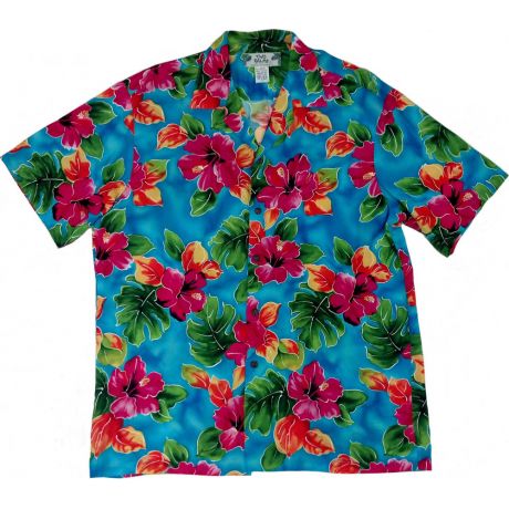 Hibiscus Watercolor Blue